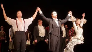 Phantom of the Opera Broadway Curtain Call - Jeremy Stolle, Julia Udine, Greg Mills