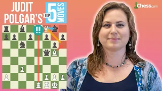Judit Polgar's 5 Most Brilliant Chess Moves