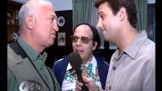 Jorge y José María con Aldo Rico - Vidematch