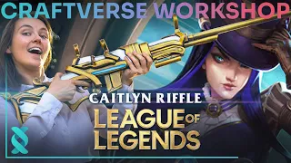 Making Caitlyn Riffle from League of Legends + FREE PATTERN // Cosplay Prop // EVA Foam