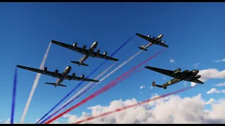 "B-29 formation Reigning Terror from the Skies over Afghanistan- War Thunder