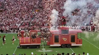 New Game Entrance | Cocky | South Carolina Gamecocks | vs Furman | 9.9.2023