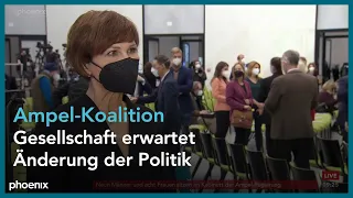 Bettina Stark-Watzinger zum Koalitionsvertrag der Ampel-Parteien am 07.12.21