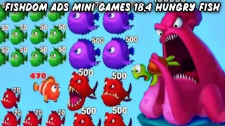 Fishdom Ads Mini Games 18.4 Hungry Fish | New update level Trailer video