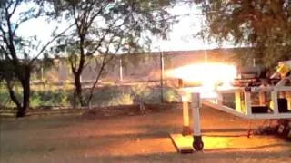 Hybrid Rocket Test (20 second duration)