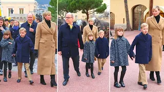 Charlene of Monaco and Albert: exclusive moments with their children at the Open Air Circus