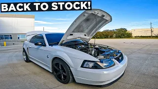 Returning My Procharged 2V Mustang GT BACK TO STOCK