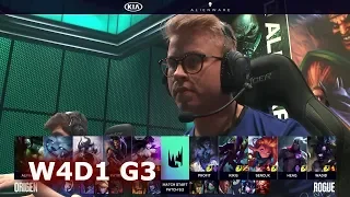 Origen vs Rogue | Week 4 Day 1 of S9 LEC Spring 2019 | OG vs RGE W4D1