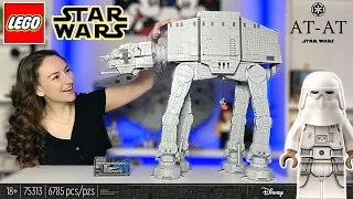 The BEST LEGO Star Wars Set?? UCS AT-AT REVIEW (75313)