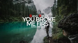 Tate McRae - you broke me first (Bass Boosted)