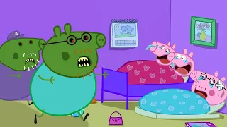OH NO! ZOMBIES IN THE BEDROOM PEPPA PIG 🧟‍♀️l Peppa Pig Funny Animation