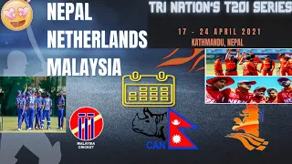 Nepal T20 Tri series 2021 full schedule ||Cricket World