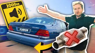 IVRE, IL DÉCATA SA MERCEDES ET FAIT 2000 dB ( et bonnes vacances )