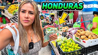 Lo que 50 Dolares pueden COMPRAR en un MERCADO en HONDURAS 🇭🇳