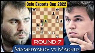 Big Blunder by Magnus (40...d5??) | Shakhriyar Mamedyarov vs Magnus Carlsen | Oslo Esports Cup 2022