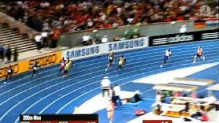 Usain Bolt 200m Final New World Record 19,19 Berlin 2009