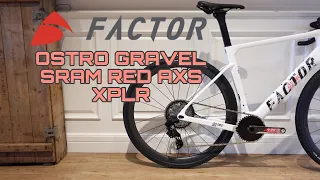 FACTOR OSTRO Gravel Sram Xplr Dream Build Bike Black inc Wheelset