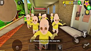Angry Baby in Yellow Multi Clones in Scary Teacher 3D Update Chapter Gameplay