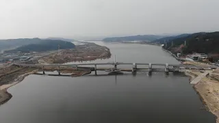드론영상-4대강 대구 달서구 강창보 풍경(미편집영상 4K)