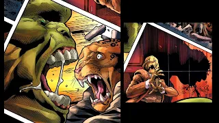 Hulk Bends Silver Surfer's Board and Eats Demons Alive Like KFC