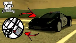 Secret Police Ferrari Car Location In GTA San Andreas (Hidden Place)