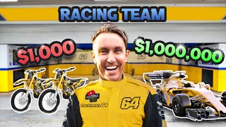 Starting a Budget Race Team - $1,000 vs $1,000,000 Pros!