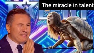The judges are scared after seeing the show and leave the chair on Britain's got talent 2024
