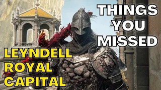 The Top Things You Missed In Leyndell, Royal Capital! [probably] - Elden Ring Tutorial/Guide