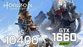 Horizon Zero Dawn on i5 10400 + GTX 1660 Super 1080p, 1440p benchmarks!