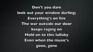 Taylor Swift - Safe and Sound Lyrics