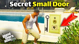 Franklin found a small secret door in the backyard | GTA 5, GTA mods