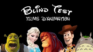 BLIND TEST FILMS D'ANIMATION 50 EXTRAITS (DISNEY, PIXAR, GHIBLI, DREAMWORKS...)