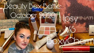 Beautybox Battle October 2020: Ipsy, BoxyCharm & BoxyCharm Premium