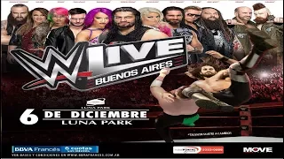 LA WWE REGRESA A LA ARGENTINA 2018-WWE LIVE BUENOS AIRES