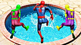 GTA 5 Epic Water Ràgdolls Spider-Man Jumps / Fails ep. 18 #ragdolls #spiderman #epic