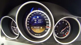 Mercedes-Benz C63 AMG Brutal Acceleration 0-290km/h & Sound