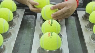 Изготовление теннисных мячей
