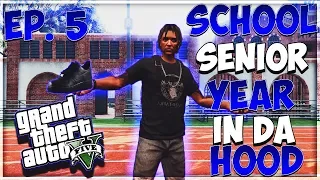 GTA 5 SCHOOL SENIOR YEAR IN DA HOOD EP. 5 - BLACK AIR FORCES 👟(GTA 5 RP)