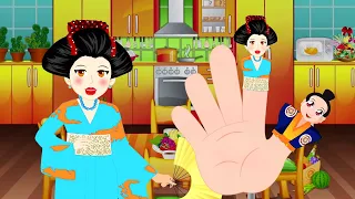 Japanese Finger Family Song - Kids Nursery Rhymes