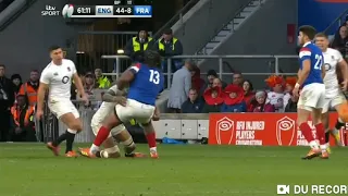 Lawes hit on Bastareaud — 2019 Six Nations