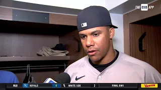 Juan Soto shares his reaction on the Yankees' win in Toronto