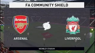 Fifa 20 Arsenal vs Liverpool Full Match FA Community Shield Final Xbox One / PS4 Gameplay