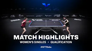 Nikoleta Puchovanova vs Karoline Mischek | WTT Star Contender Doha 2021 | WS | QUAL Highlights