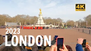 London Victoria Station to Buckingham Palace in 4K - Walking London