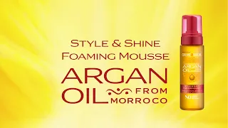 Argan Oil Style & Shine Foaming Mousse