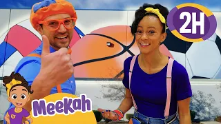 Get Active with Meekah & Blippi! | 2 Hours of Blippi and Meekah Kids TV