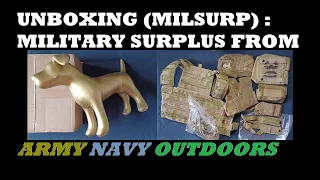 UNBOXING 126: Army Navy Outdoors. Eagle Industries Rhodesian Recon Vest, Pouch Kit, MBAV Adapters