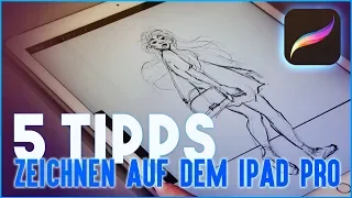 TUTORIAL: Zeichnen auf dem iPad Pro & Apple Pencil | DEUTSCH