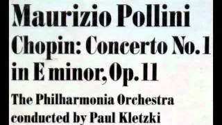 Chopin / Maurizio Pollini, 1960: Piano Concerto No. 1 in E Minor, Op. 11 - Movement 1 (Part 2)