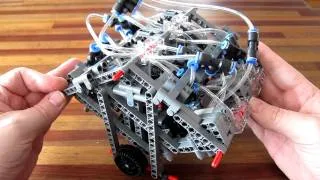 Lego Pneumatic Engine - camless W12